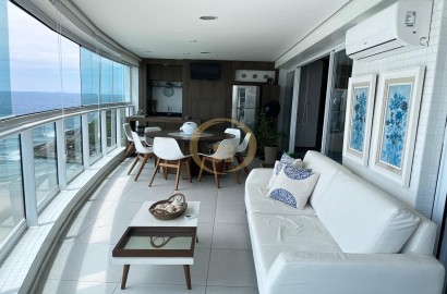 Apartamento Frente ao Mar, Praia da Enseada - GUARUJÁ - SP