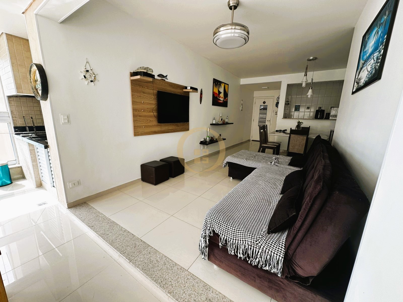 Apartamento Frente ao Mar, Astúrias, Guarujá - SP